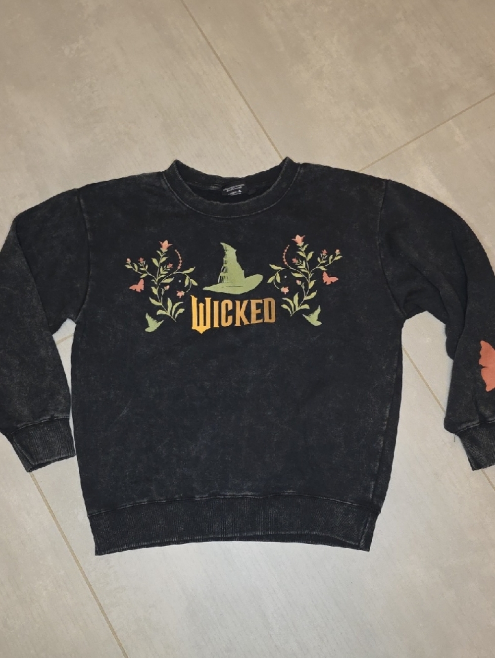 Wicked Graphic Crewneck Sweatshirt - Black